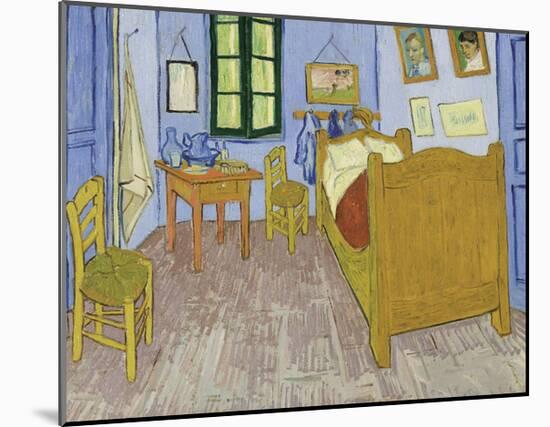 Bedroom at Arles, 1889-90-Vincent van Gogh-Mounted Giclee Print