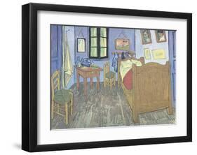 Bedroom at Arles-Vincent van Gogh-Framed Art Print