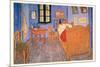 Bedroom at Arles-Vincent van Gogh-Mounted Premium Giclee Print