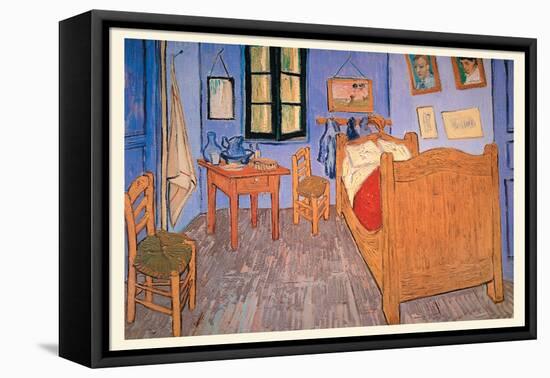 Bedroom at Arles-Vincent van Gogh-Framed Stretched Canvas