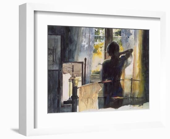 Bedroom at Arlow Road-John Lidzey-Framed Giclee Print