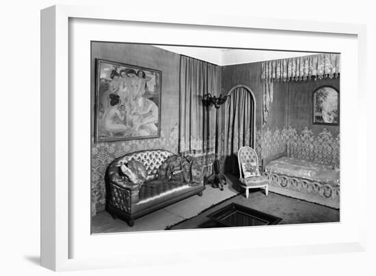 Bedroom Belonging to Jeanne Lanvin-Armand Albert Rateau-Framed Giclee Print