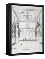 Bedroom Made in Paris for Mr G-Charles Percier-Framed Stretched Canvas