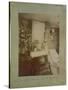 Bedroom of a Female Worker, Rue De Belleville, Paris, 1910-Eugene Atget-Stretched Canvas