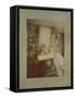 Bedroom of a Female Worker, Rue De Belleville, Paris, 1910-Eugene Atget-Framed Stretched Canvas