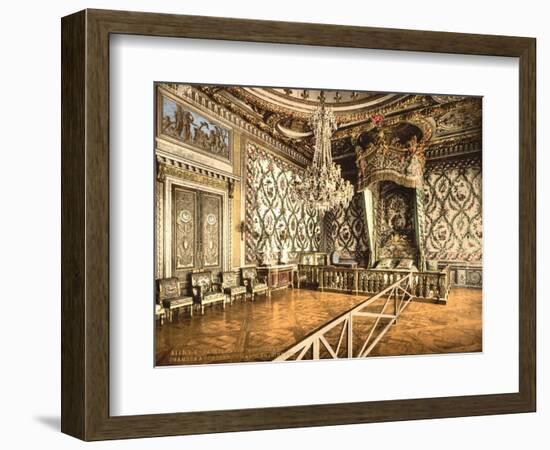 Bedroom of Marie Antoinette, Fontainebleau Palace, France, C.1890-C.1900-null-Framed Giclee Print