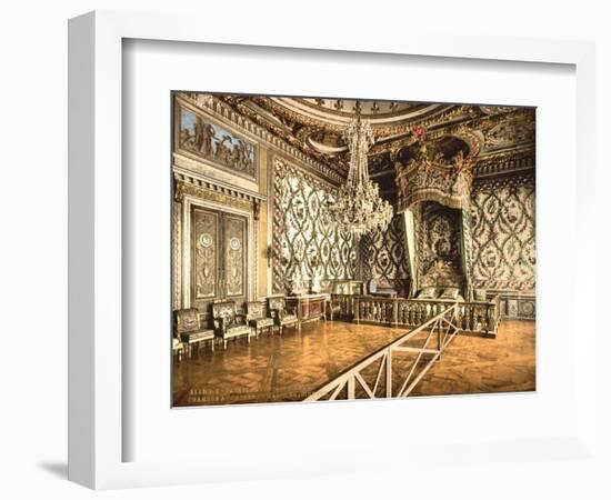 Bedroom of Marie Antoinette, Fontainebleau Palace, France, C.1890-C.1900-null-Framed Giclee Print