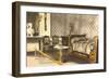 Bedroom of Napoleon in Versailles-null-Framed Art Print