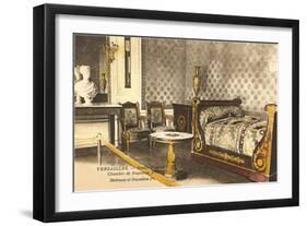 Bedroom of Napoleon in Versailles-null-Framed Art Print