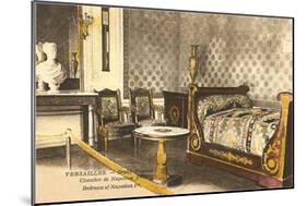 Bedroom of Napoleon in Versailles-null-Mounted Art Print