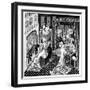 Bedroom Scene, 15th Century-null-Framed Giclee Print