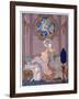 Bedroom Scene from "Les Liaisons Dangereuses" by Pierre Choderlos De Laclos Published 1920s-Georges Barbier-Framed Giclee Print