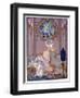 Bedroom Scene from "Les Liaisons Dangereuses" by Pierre Choderlos De Laclos Published 1920s-Georges Barbier-Framed Giclee Print