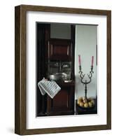 Bedroom Suite with Original Travelling Fold Down Wash Basin, Neemrana, India-John Henry Claude Wilson-Framed Photographic Print