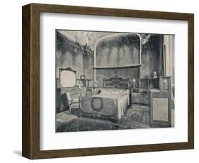 'Bedroom with Furniture in Walnut and Citron Wood', 1915-Eugenio Quarti-Framed Photographic Print