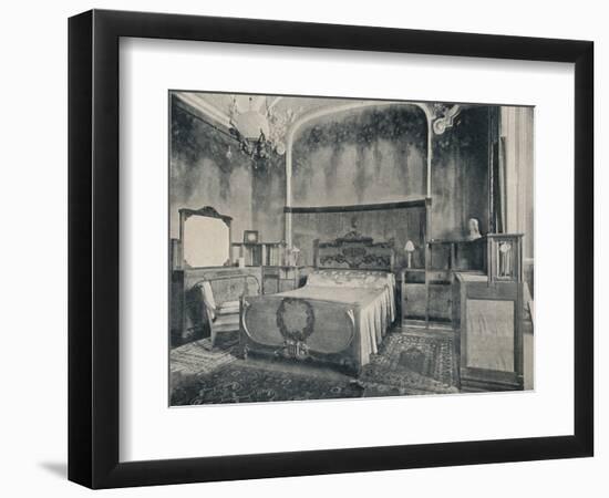 'Bedroom with Furniture in Walnut and Citron Wood', 1915-Eugenio Quarti-Framed Photographic Print