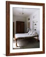 Bedroom with Traditional Low Slung Bed or Charpoy in a Home in Amber, Near Jaipur, India-John Henry Claude Wilson-Framed Photographic Print