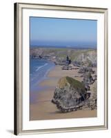 Bedruthan Steps, Cornwall, England, United Kingdom, Europe-Jeremy Lightfoot-Framed Photographic Print