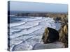 Bedruthan Steps, Cornwall, England, United Kingdom, Europe-Jeremy Lightfoot-Stretched Canvas