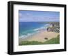 Bedruthan Steps, Cornwall, England, United Kingdom-J Lightfoot-Framed Photographic Print