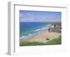 Bedruthan Steps, Cornwall, England, United Kingdom-J Lightfoot-Framed Photographic Print