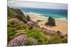 Bedruthan Steps, Newquay, Cornwall, England, United Kingdom-Billy Stock-Mounted Photographic Print