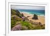Bedruthan Steps, Newquay, Cornwall, England, United Kingdom-Billy Stock-Framed Photographic Print