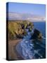 Bedruthan Steps, North Cornwall, England-Roy Rainford-Stretched Canvas