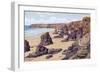 Bedruthan Steps, Nr. Newquay-Alfred Robert Quinton-Framed Giclee Print