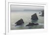 Bedruthan Steps-Peter Adams-Framed Giclee Print