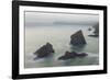 Bedruthan Steps-Peter Adams-Framed Giclee Print