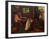 Bedtime, 1862-Arthur Hughes-Framed Giclee Print