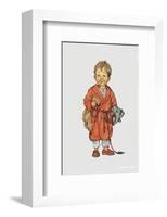 Bedtime - Alfie Illustrated Print-Shirley Hughes-Framed Giclee Print