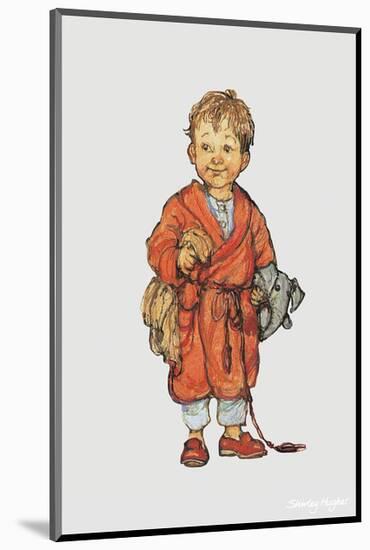 Bedtime - Alfie Illustrated Print-Shirley Hughes-Mounted Giclee Print