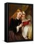 Bedtime Story-Charles Compton-Framed Stretched Canvas