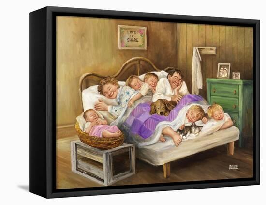 Bedtime-Dianne Dengel-Framed Stretched Canvas