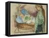 Bedtime-Emile Bernard-Framed Stretched Canvas