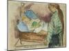 Bedtime-Emile Bernard-Mounted Giclee Print