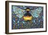 Bee And Blue Birds-Holly Carr-Framed Giclee Print
