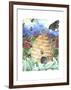 Bee and Flower-Melinda Hipsher-Framed Giclee Print