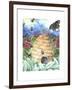 Bee and Flower-Melinda Hipsher-Framed Giclee Print