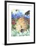 Bee and Flower-Melinda Hipsher-Framed Giclee Print