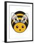 Bee - Animaru Cartoon Animal Print-Animaru-Framed Giclee Print