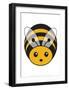 Bee - Animaru Cartoon Animal Print-Animaru-Framed Giclee Print