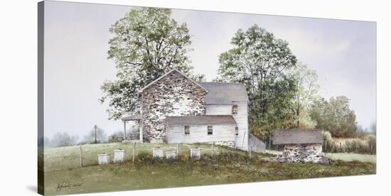 Bee Boxes-Ray Hendershot-Stretched Canvas