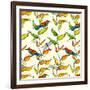 Bee Eaters, 2017-Andrew Watson-Framed Giclee Print