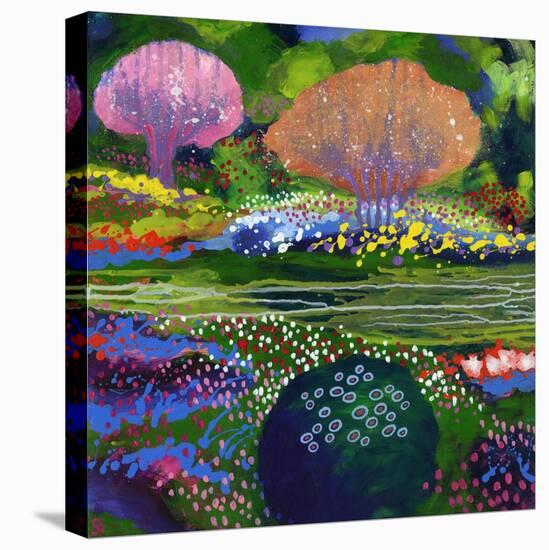 Bee Garden-David Newton-Stretched Canvas