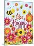 Bee Happy-Elizabeth Caldwell-Mounted Giclee Print