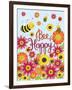 Bee Happy-Elizabeth Caldwell-Framed Giclee Print