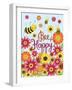 Bee Happy-Elizabeth Caldwell-Framed Giclee Print